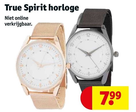 True Spirit horloge aanbieding bij Kruidvat .